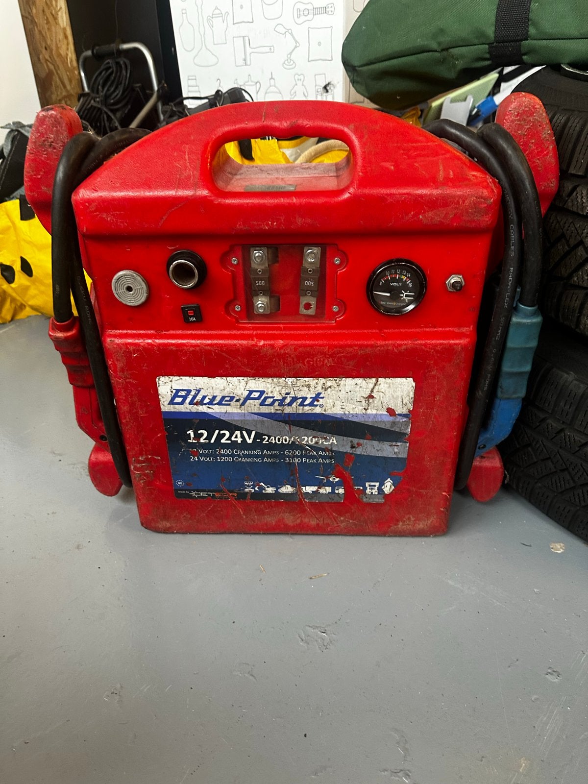 Blue-Point Accu Booster 12V/24V - Startklaar in seconden, Gebruikt, Check, Ophalen of Verzenden, Check