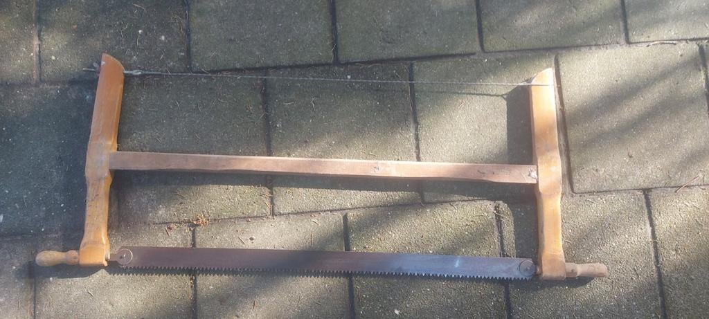 Oude antieke handzaag boomzaag, Ophalen of Verzenden, Gebruikt