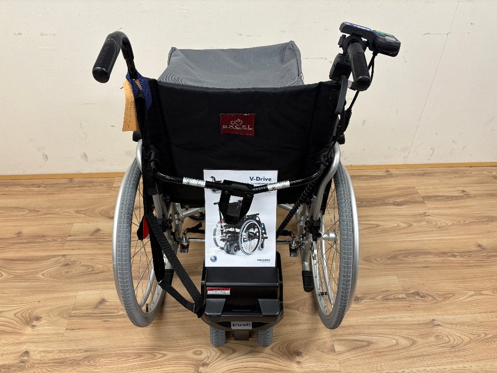 Rolstoel duwondersteuning V-Drive