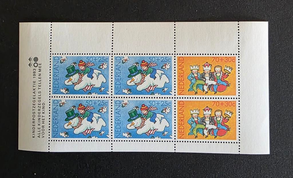 Nederland Kinderpostzegels 1983 - Postfris velletje, Ophalen of Verzenden, Na 1940, Postfris