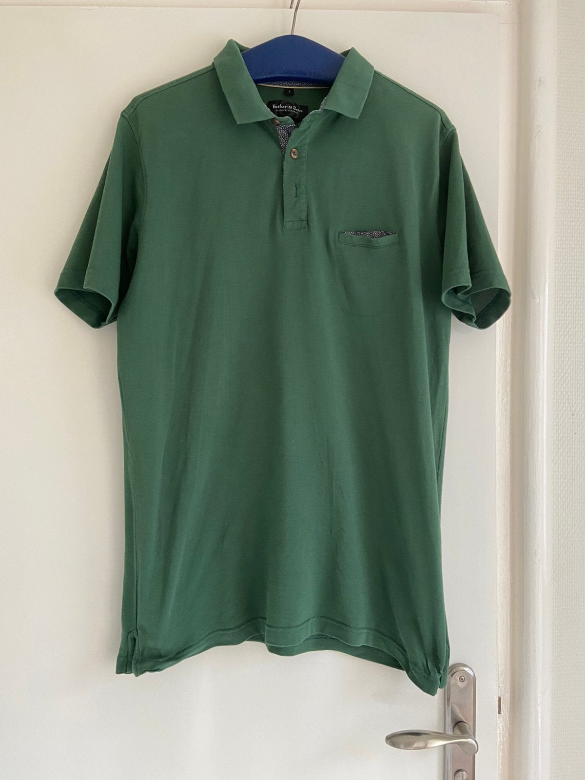 Tailor & Son  polo shirt maat. L, Ophalen of Verzenden, Zo goed als nieuw, Maat 52/54 (L), Groen