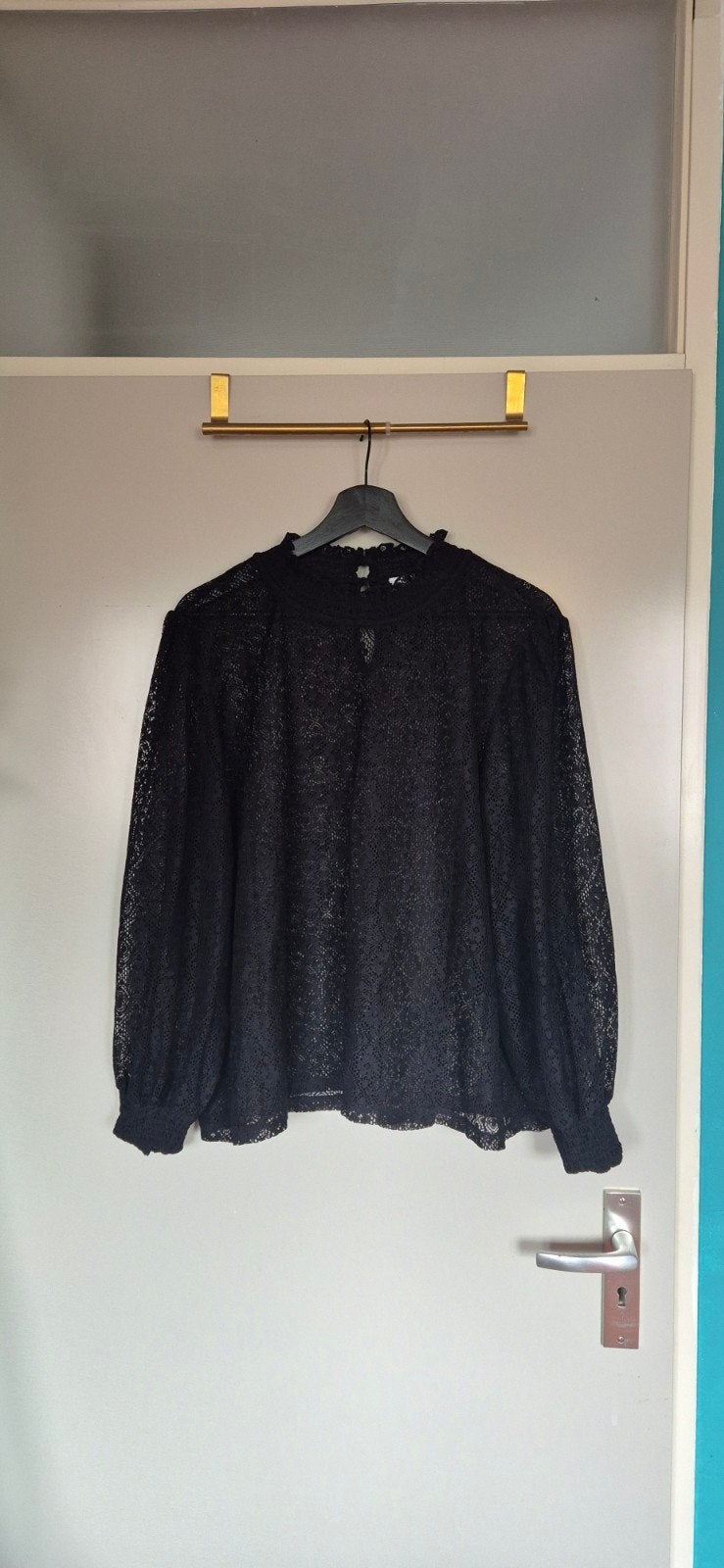 Costes Rebel Zwarte Kanten Blouse Maat XXL, Kleding | Dames, Costes, Ophalen of Verzenden, Maat 46/48 (XL) of groter, Zwart
