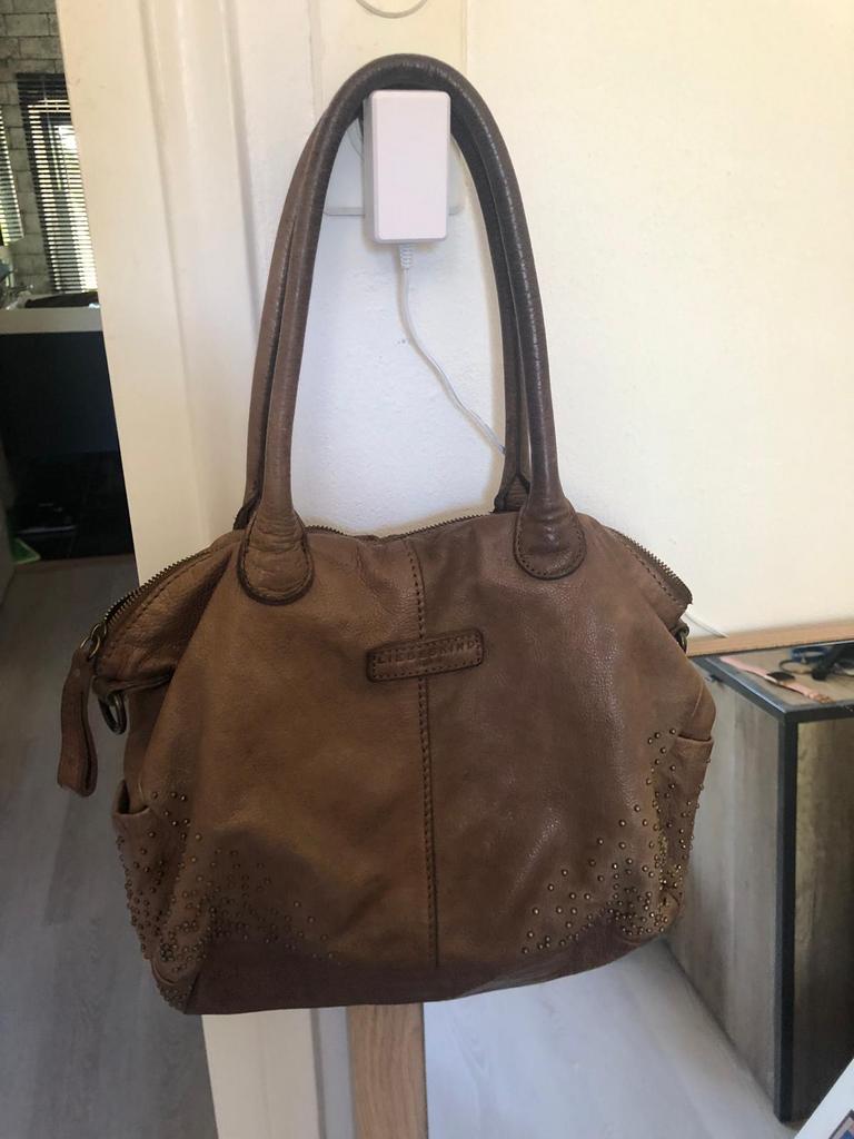 Cognac Liebeskind tas, Sieraden, Tassen en Uiterlijk, Tassen | Damestassen, Ophalen of Verzenden, Zo goed als nieuw, Bruin, Handtas