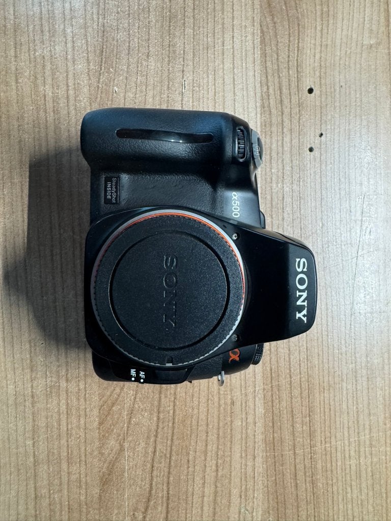 Sony Alpha 500 DSLR - Defecte stabilisatie, Spiegelreflex, Beeldstabilisatie, Geen optische zoom, Geheugenkaart