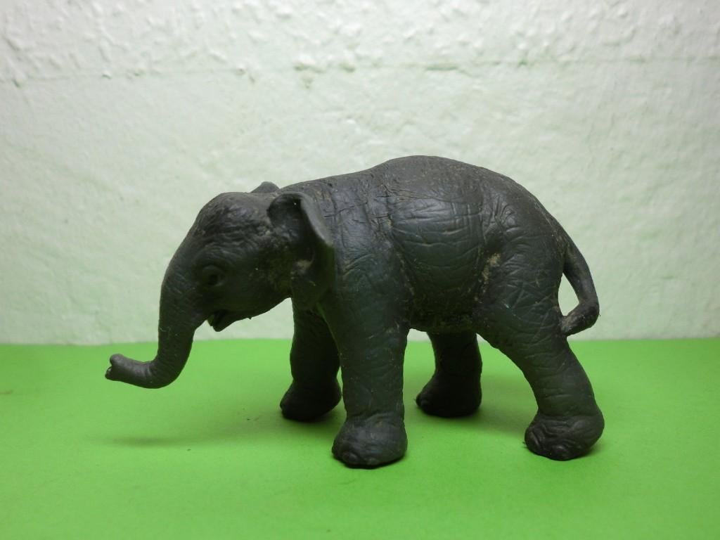 Schleich 14343 az olifant jong (2005-2011), dierfiguur, Ophalen of Verzenden, Gebruikt, Wild dier, Beeldje of Figuurtje