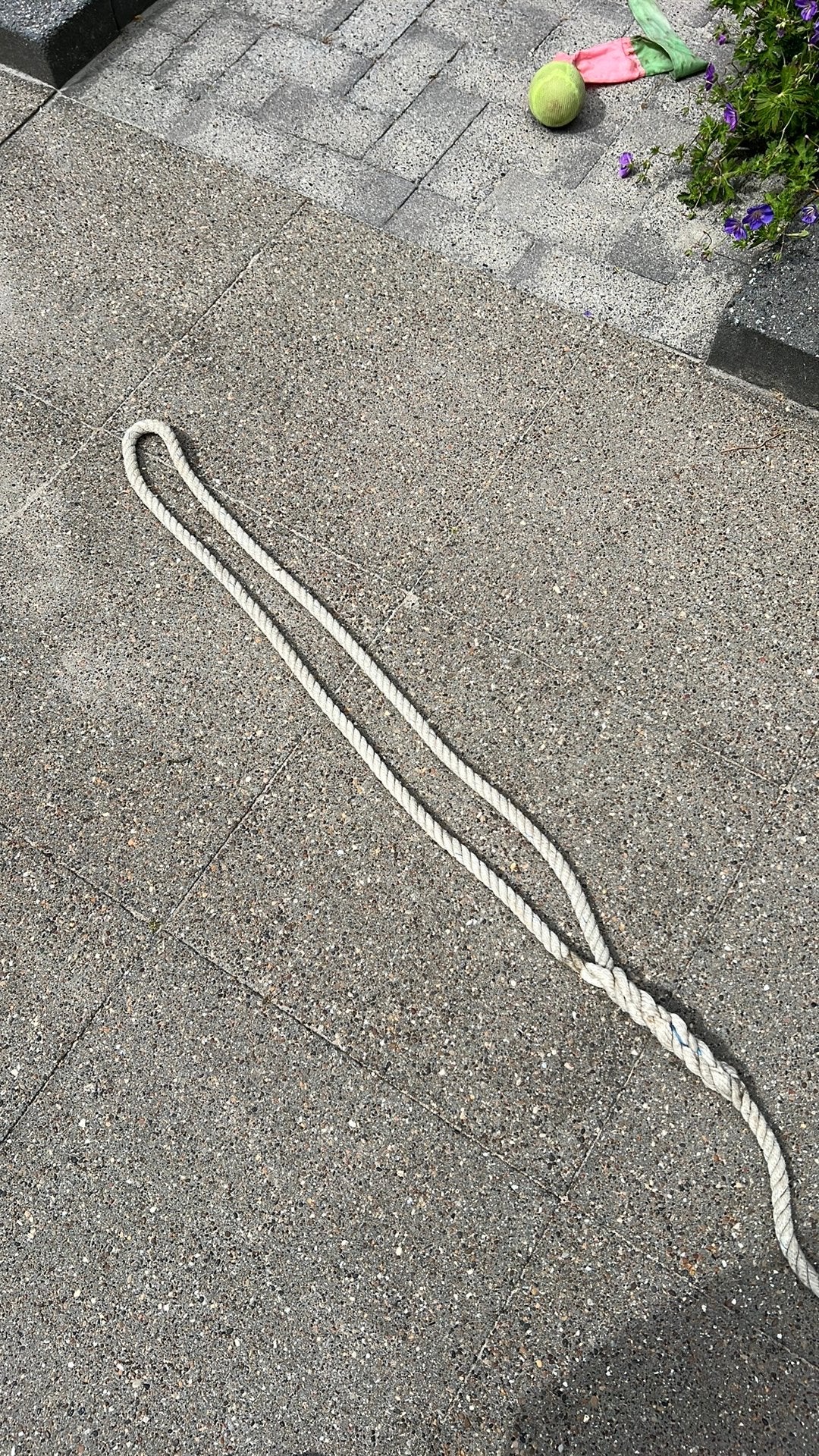 Landvast 16,5 meter / 18 mm, Ophalen of Verzenden, Gebruikt, Lijn of Blok