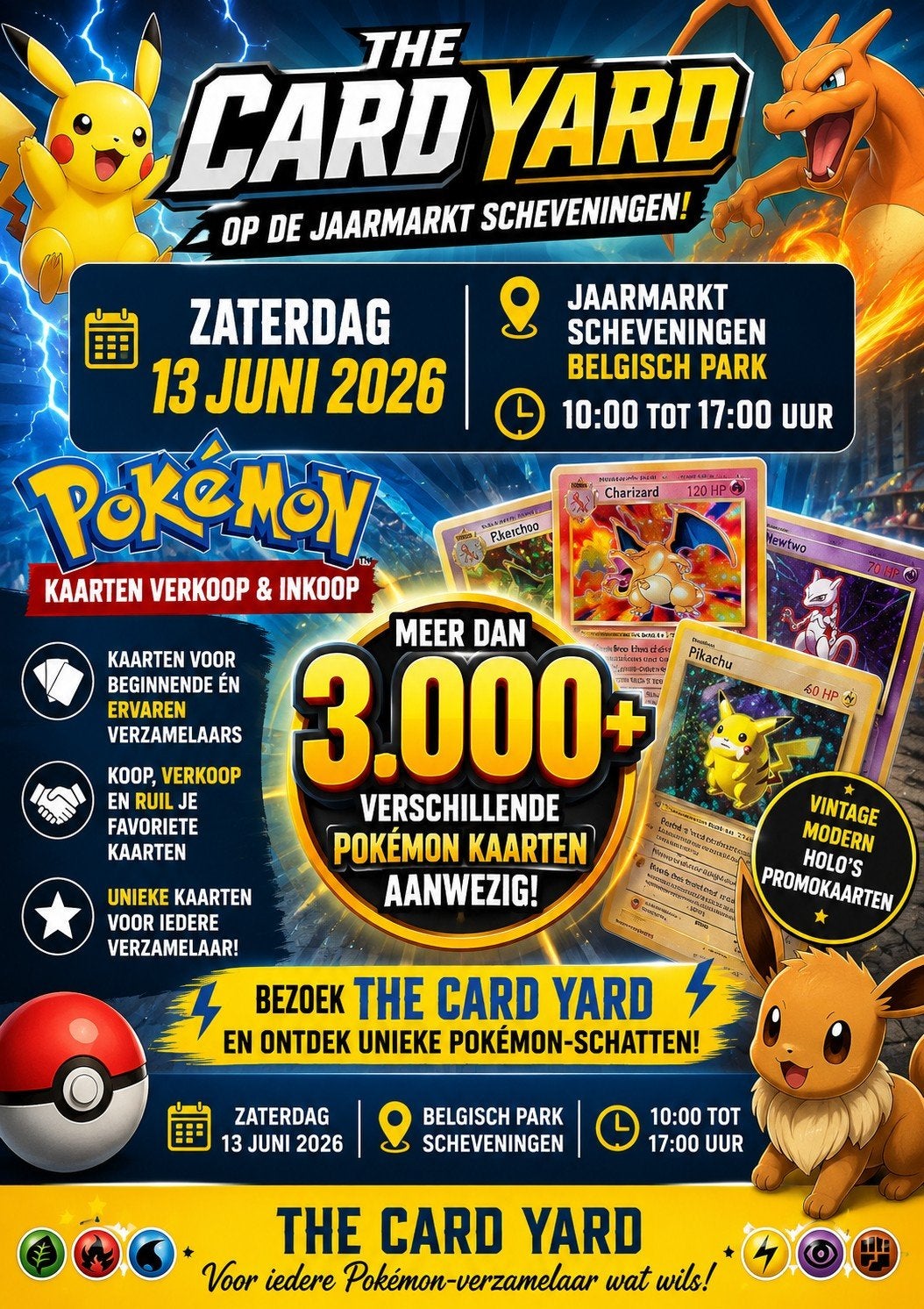 Pokémon Kaarten Verkoop & Inkoop - The Card Yard, Gebruikt, Foil, Meerdere kaarten, Ophalen of Verzenden