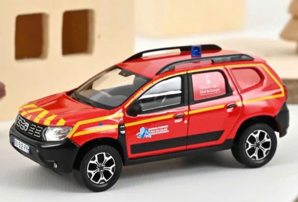 Dacia Duster 2020 VLC Pompiers / Brandweer 1/43 NOREV 509051, Verzenden, Nieuw, Auto, Norev