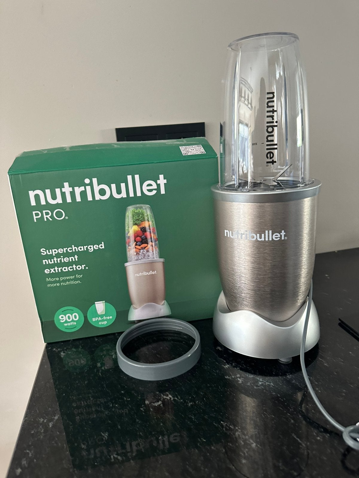 ZGAN: Nutribullet blender 900 watt! PRO, Witgoed en Apparatuur, Ophalen of Verzenden, Zo goed als nieuw, Blender