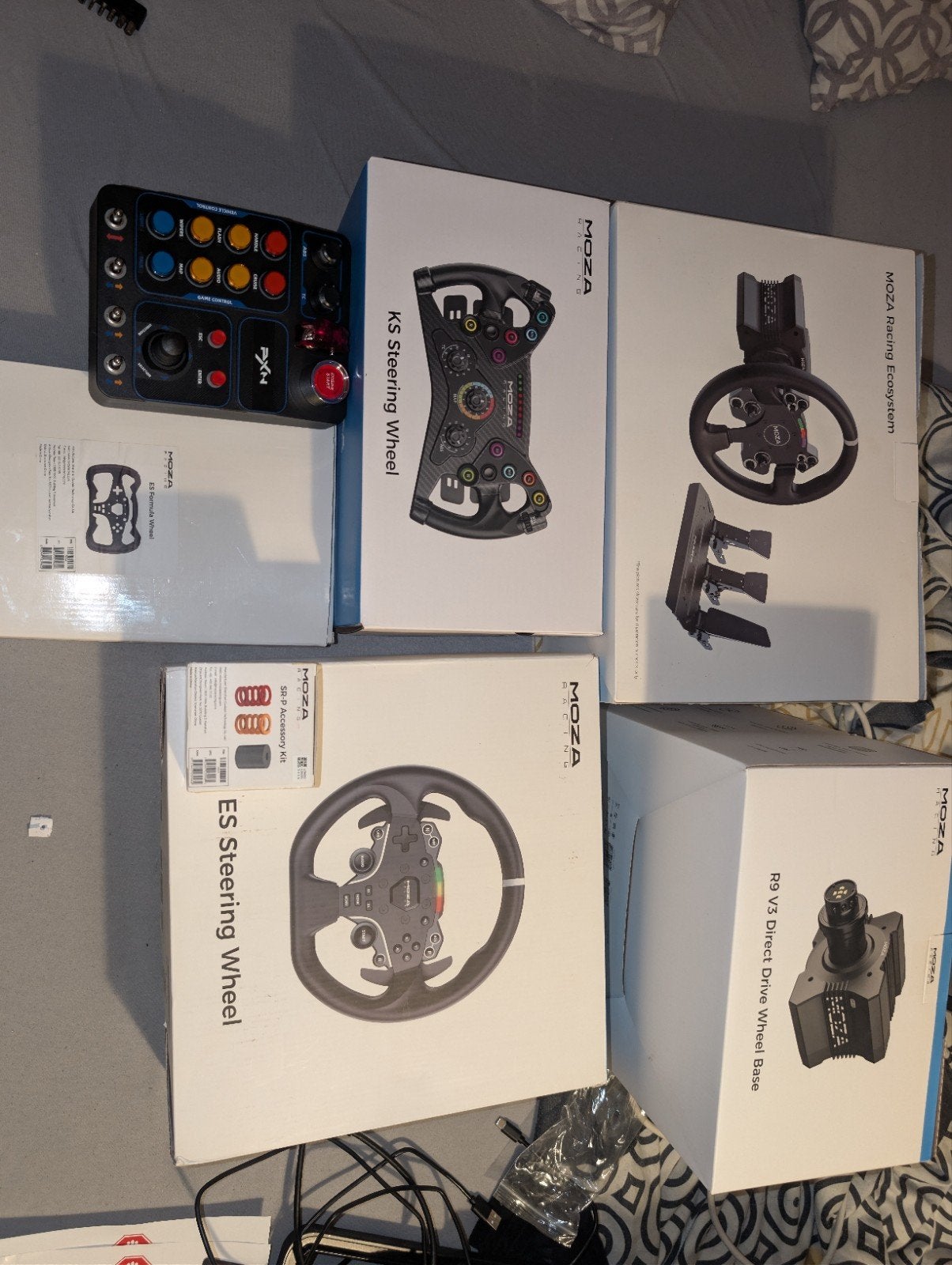 Moza R9 V3 Racing Sim Racing Setup, Ophalen, Zo goed als nieuw, Moza Racing