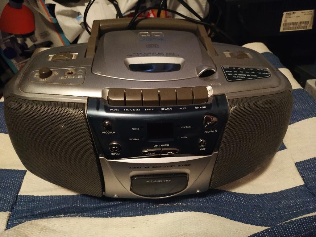 Clatronic srr 499 cd stereo cassette cd-speler, Audio, Tv en Foto, Ophalen of Verzenden, Gebruikt, Tuner of Radio, Overige merken