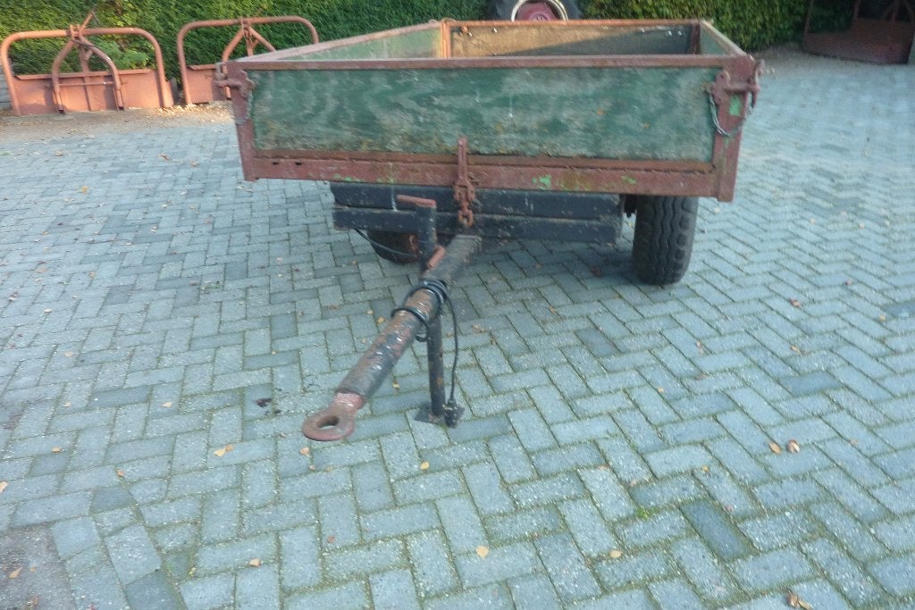 Gebruikte platte kar aanhangwagen voor tractor, 100 liter of meer, Ophalen, Gebruikt, Transportkar