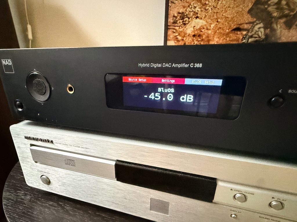 In prijs verlaagd:NAD C368 incl. BluOS module en a.b., Overige merken, Ophalen of Verzenden, Zo goed als nieuw, 120 watt of meer