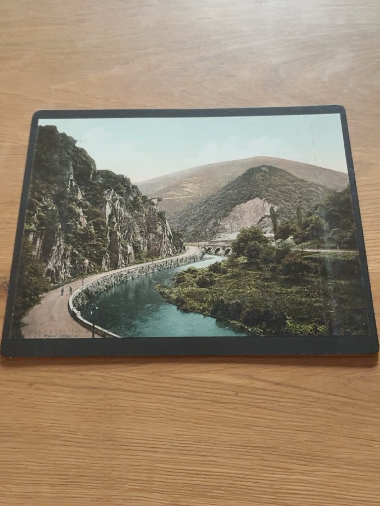 Antieke Photochrom Ahrtal Bunte Kuh P.Z. 9624 ca. 1900, Verzenden, Foto, Overige technieken