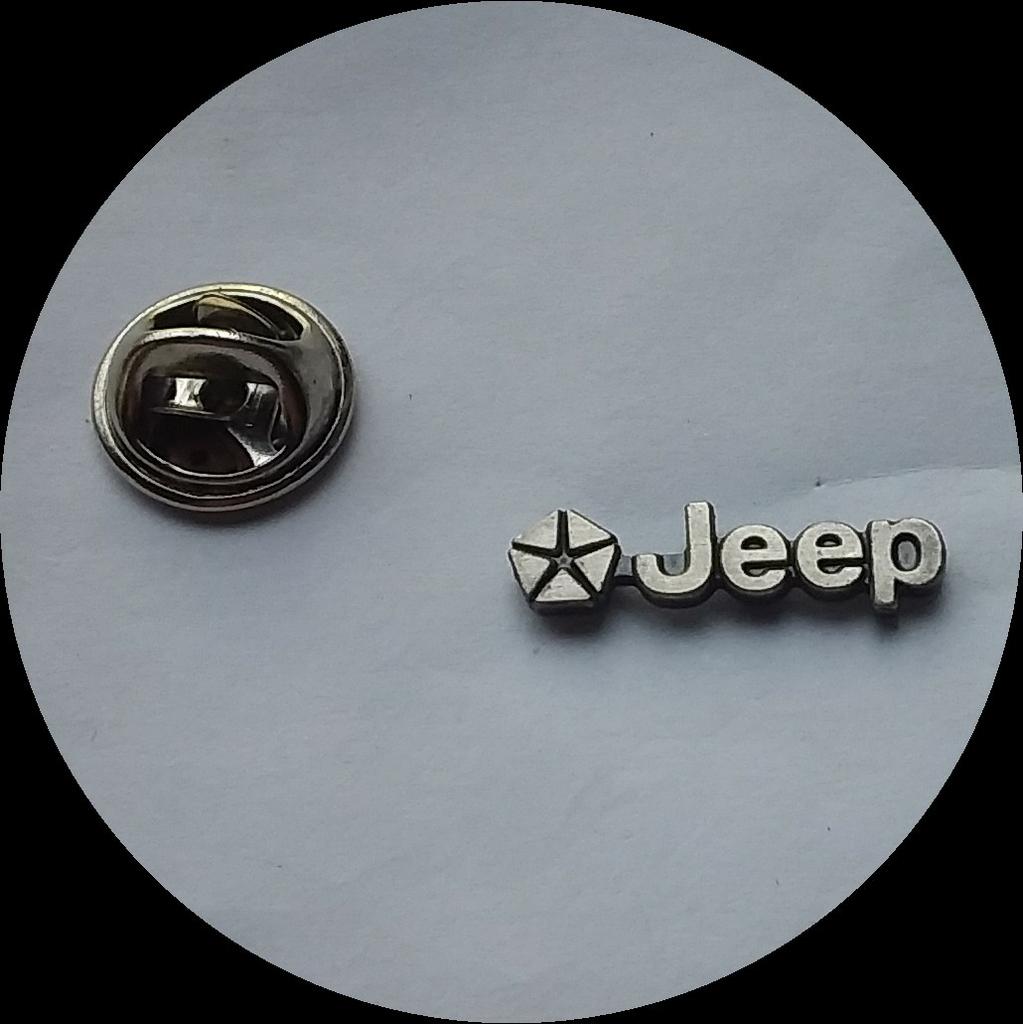CHRYSLER JEEP pin, Ophalen of Verzenden, Zo goed als nieuw, Transport, Speldje of Pin