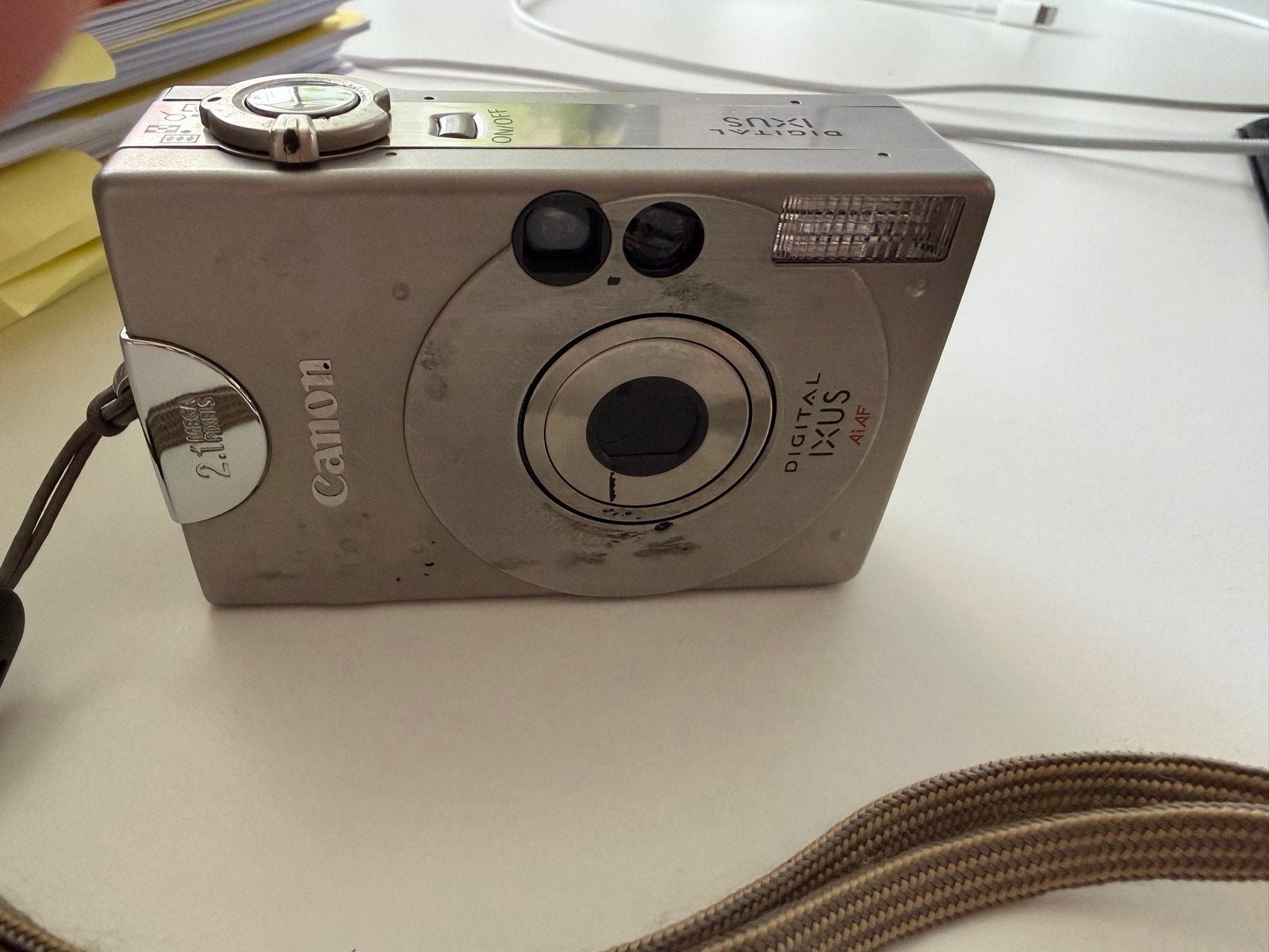 Canon Digital IXUS A1AF Compactcamera met Samsonite tas, Ingebouwde flitser, Gebruikt, Canon, Ophalen of Verzenden