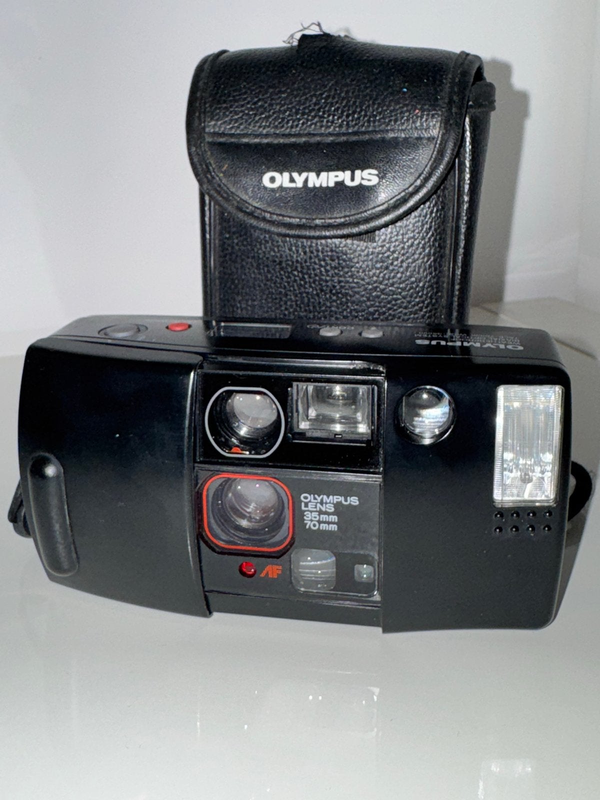 Olympus Mju Zoom AF Compact Camera met Tasje, Audio, Tv en Foto, Verzenden, Zo goed als nieuw, Compact, Olympus