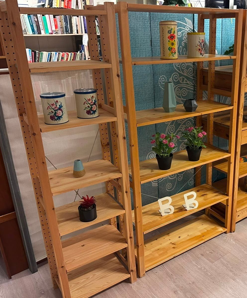 Stellingkasten grenen boekenkast voorraadkasten keukenkasten, Ophalen, Met plank(en), Gebruikt, Grenen landelijk