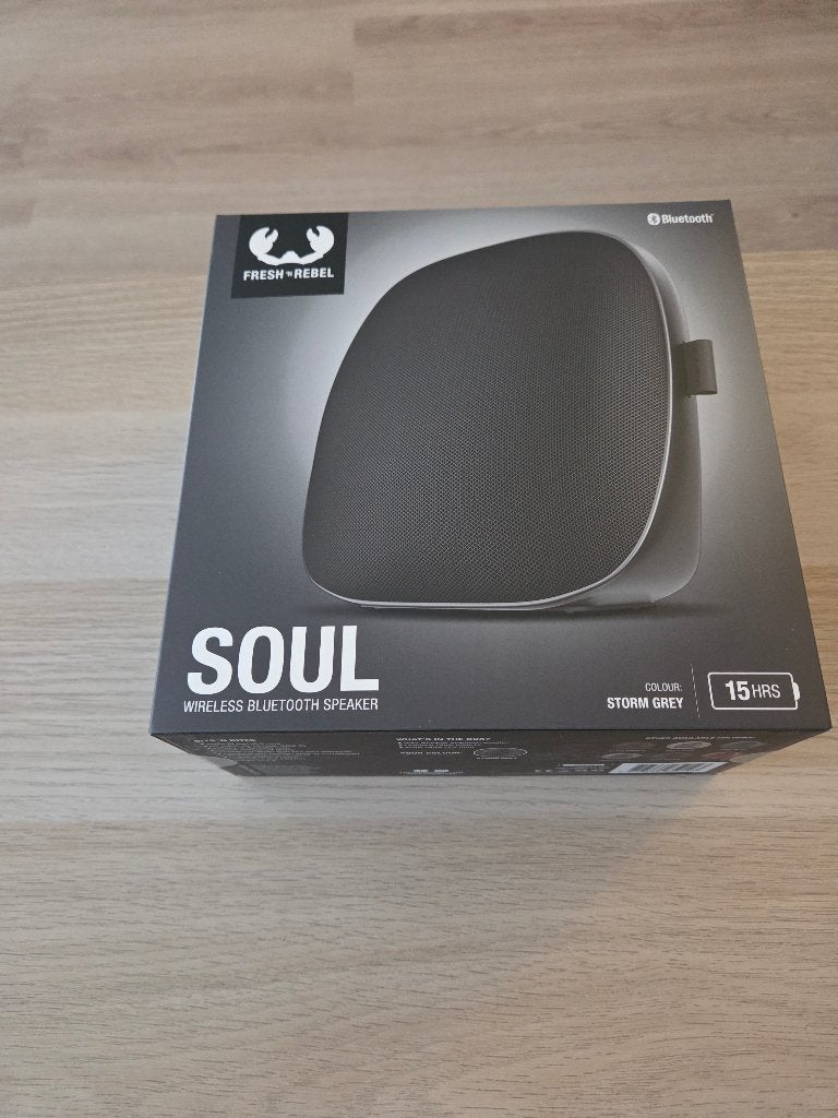 Nieuw: Fresh 'n Rebel Soul Bluetooth Speaker Storm Grey, Audio, Tv en Foto, Luidsprekers, Overige merken, Bluetooth, Nieuw, Ophalen of Verzenden