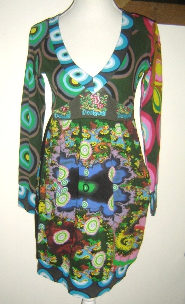 SUPER TRENDY jurk van DESIGUAL mt. M - nieuw!!, Maat 38/40 (M), Meerkleurig, Nieuw, Ophalen of Verzenden