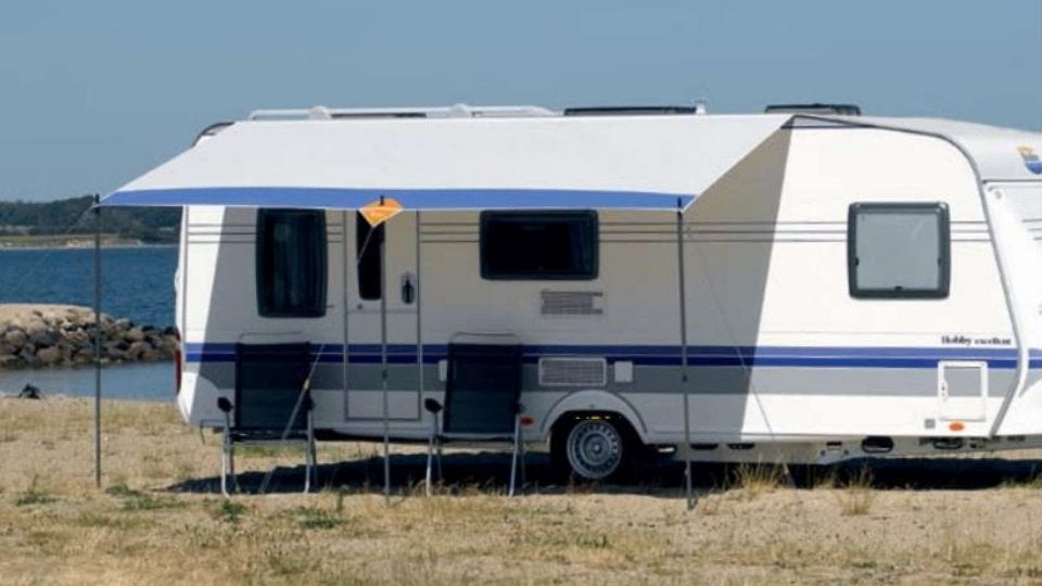 Caravanluifel Isabella Shadow incl. Carbon staanders Z.G.A.N, Caravans en Kamperen, Ophalen of Verzenden, Zo goed als nieuw