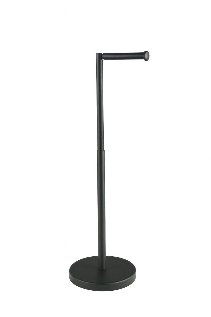 Eclipse toiletrolhouder mat zwart, Ophalen of Verzenden, Nieuw, Rvs, Toilet