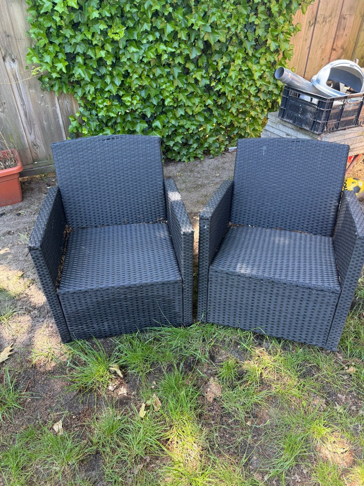 Lounge set, Tuin en Terras, Ophalen of Verzenden, Gebruikt, Kunststof