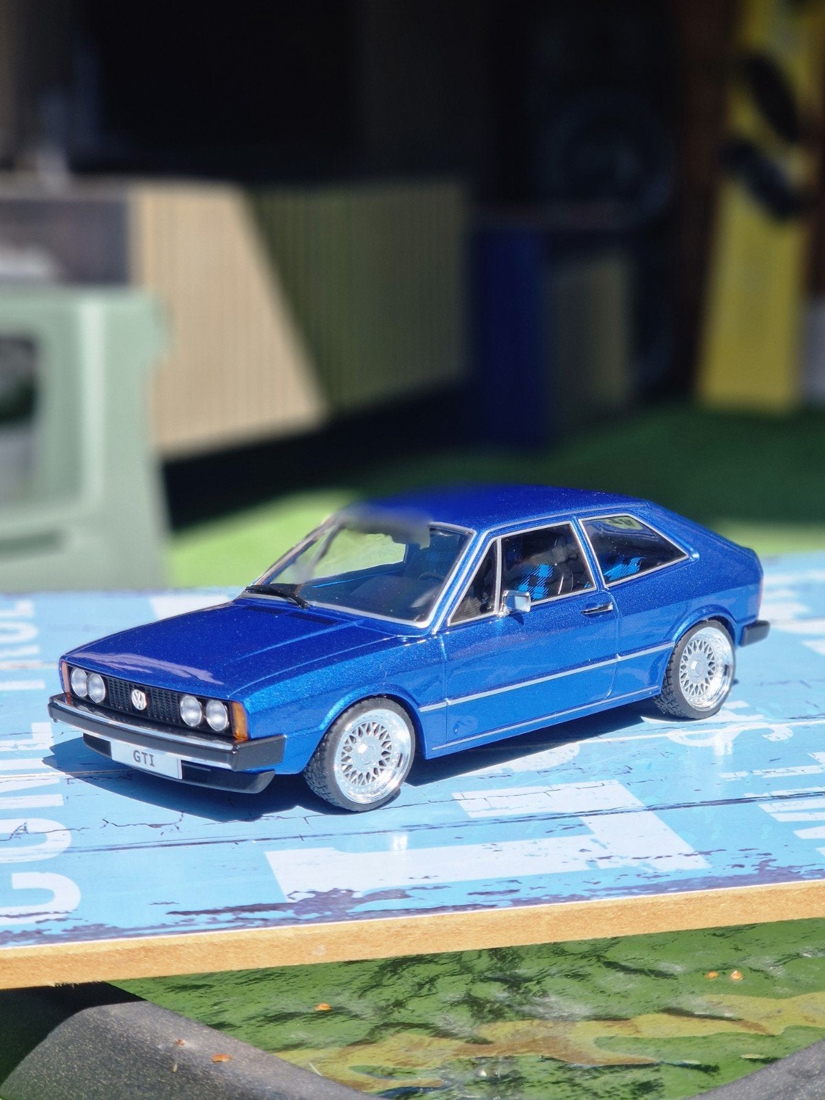 te koop volkswagen scirocco 1 gti blauw metallic, Ophalen of Verzenden, Nieuw, Auto, Overige merken