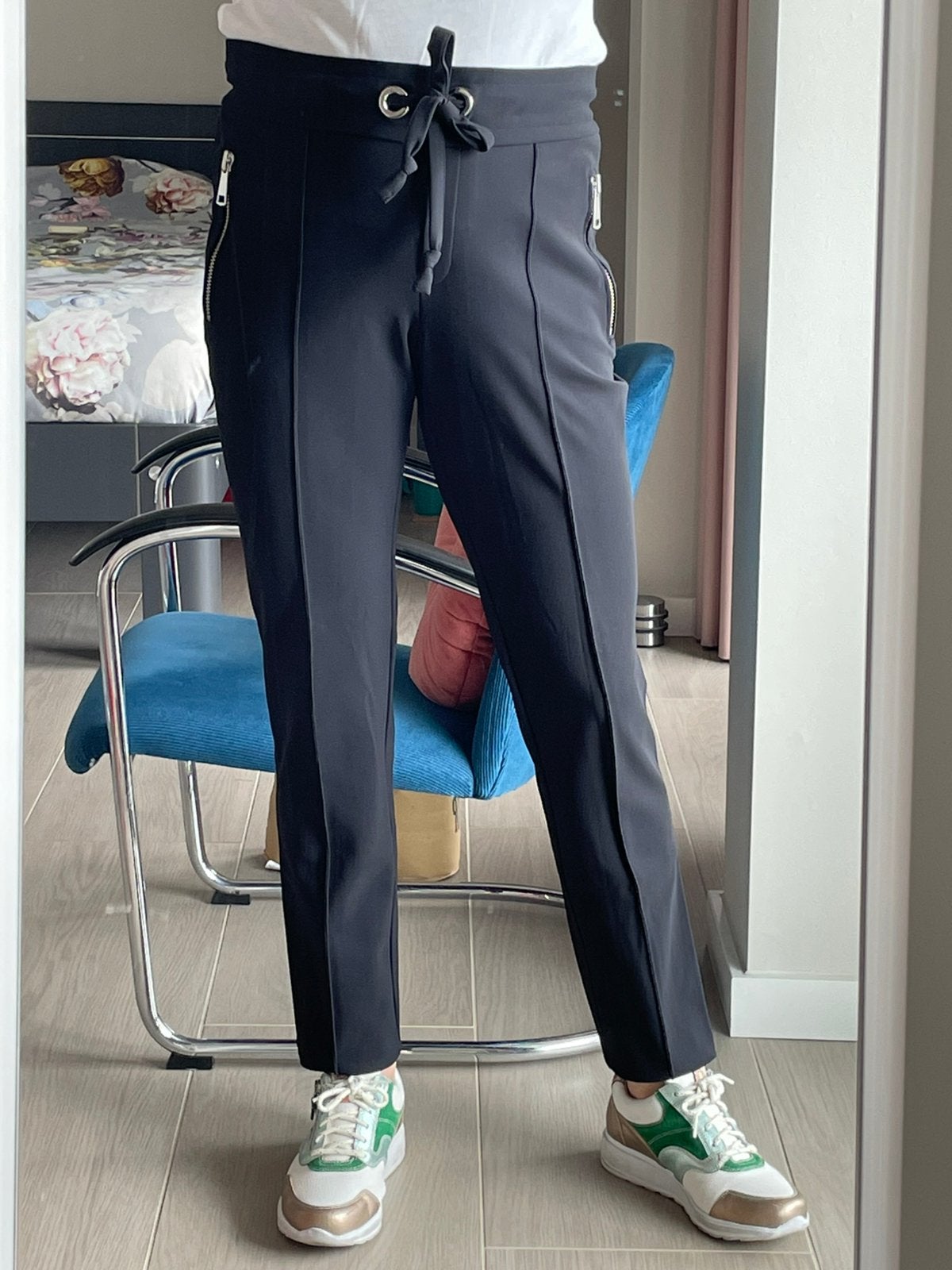 Jane Lushka zwarte broek / pantalon, mt M, Maat 38/40 (M), Zwart, Ophalen of Verzenden, Zo goed als nieuw