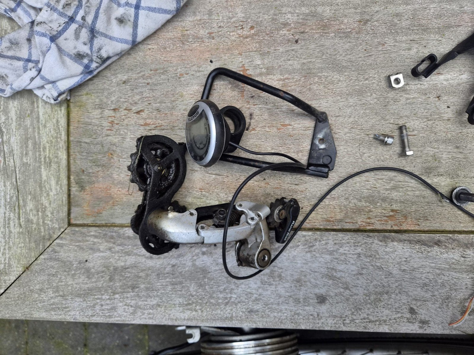 Sparta Ion onderdelen: achterwiel, derailleur, stuurkastje, Sparta, Gebruikt, Ophalen, Elektrische fiets