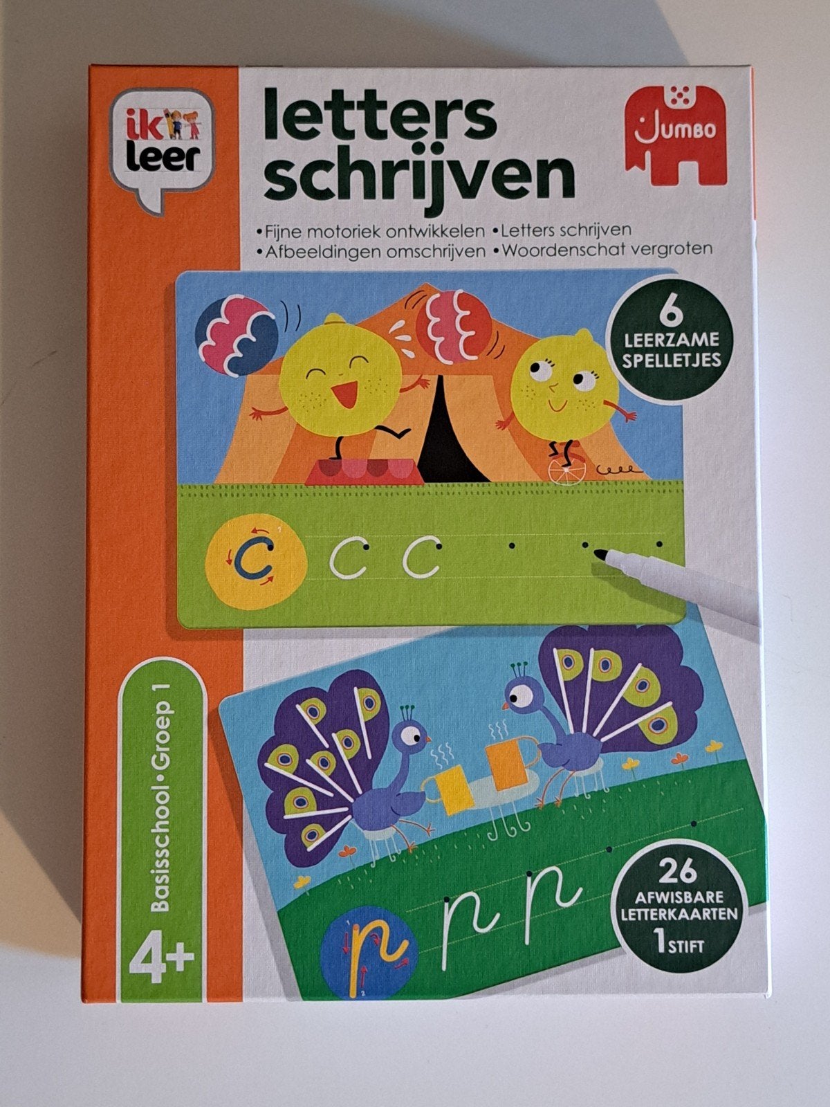 Ik leer - Letters schrijven - Jumbo, Ophalen of Verzenden, Zo goed als nieuw