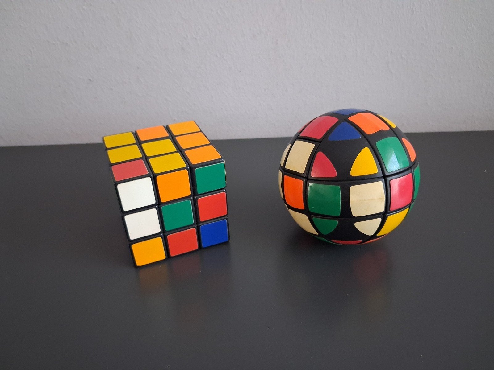 rubiks cube kubus 2x vintage, Ophalen of Verzenden, Minder dan 500 stukjes