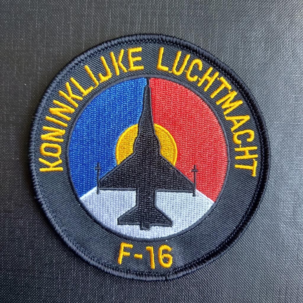 Koninklijke luchtmacht F-16 patch, Verzamelen, Ophalen of Verzenden, Nieuw, Patch, Badge of Embleem