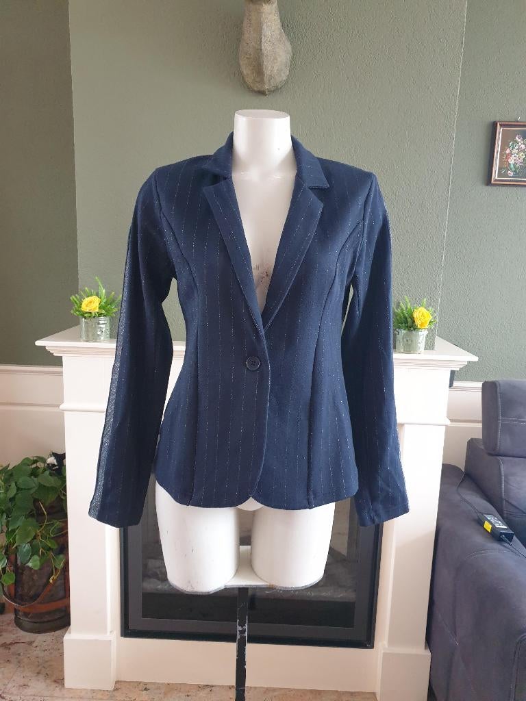 Geisha nieuw sportief blauw jasje blazer S 36, Geisha, Blauw, Nieuw, Ophalen of Verzenden