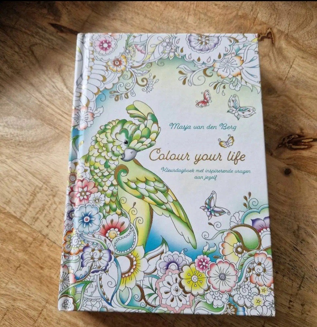 Colour Your Life Kleurdagboek Masja van den Berg, Ophalen, Nieuw, Tekenen en Schilderen, Masja van den Berg