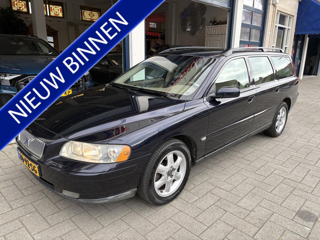Volvo V70 2.4 Momentum LEDER/CLIMA/CRUISE (bj 2005), Voorwielaandrijving, Blauw, Stoelverwarming, Euro 4