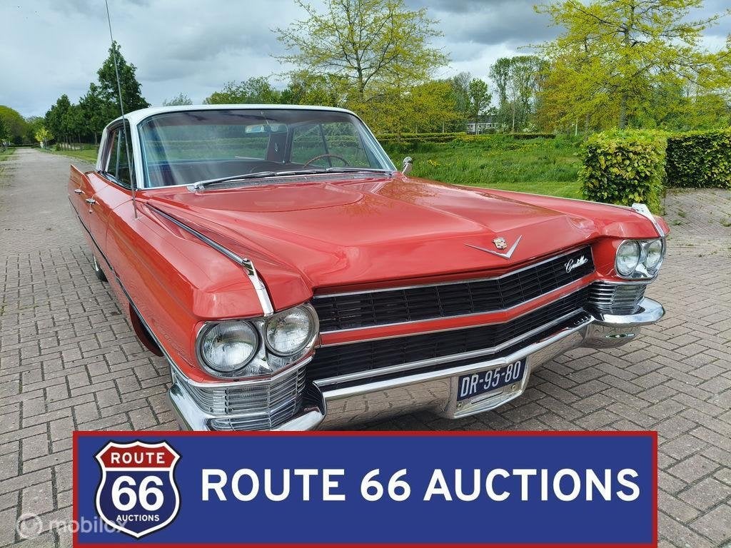Cadillac Sedan de Ville | 1965 | Route 66 Auctions, Auto's, Oldtimers, Cadillac, Overige carrosserieën, Zwart, Bedrijf