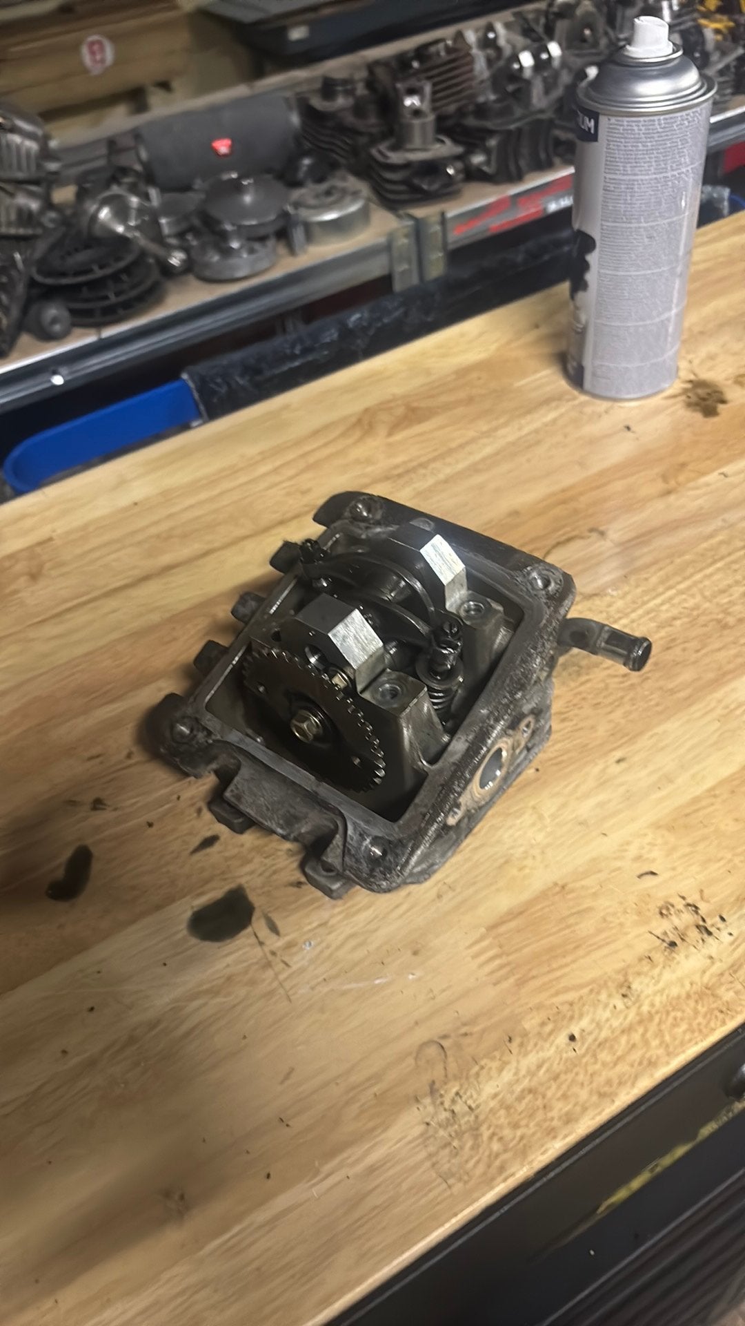 Cilinderkop piaggio zip 4t2v, Ophalen of Verzenden, Zo goed als nieuw, Cilinder