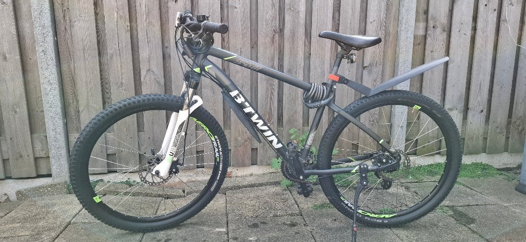B'TWIN Rockrider 520 Mountainbike - Zo goed als nieuw, Gebruikt, Hardtail, Heren, Schijfrem