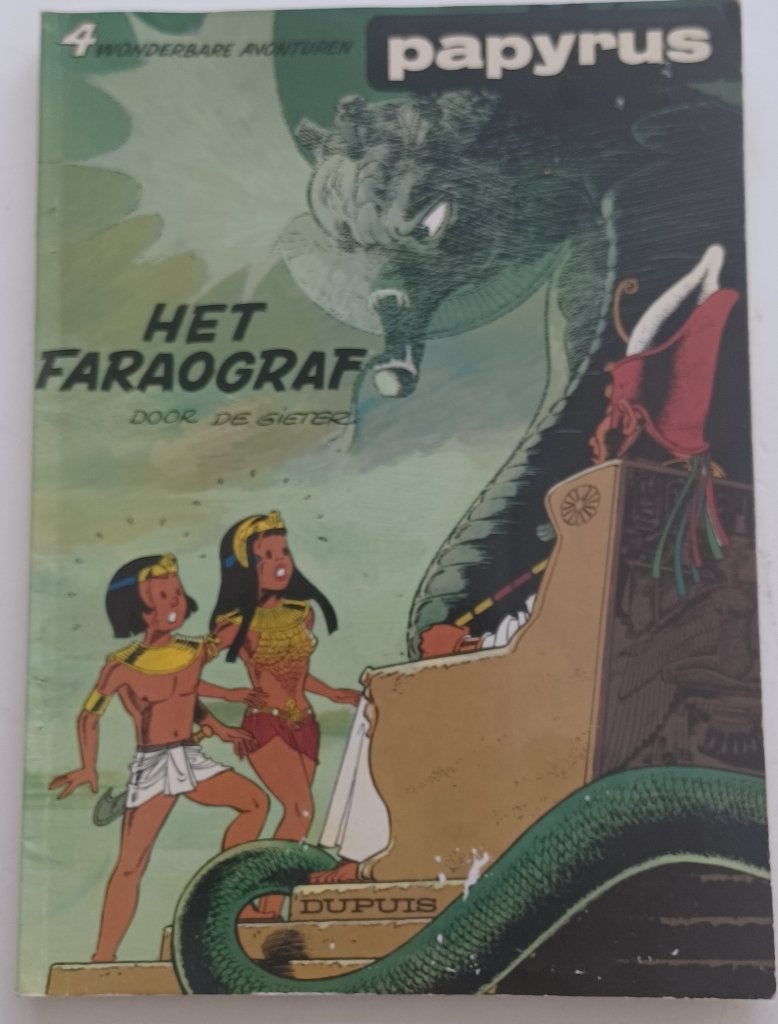 papyrus het faraograf, Gelezen, Eén stripboek, Ophalen of Verzenden, Lucien de Gieter