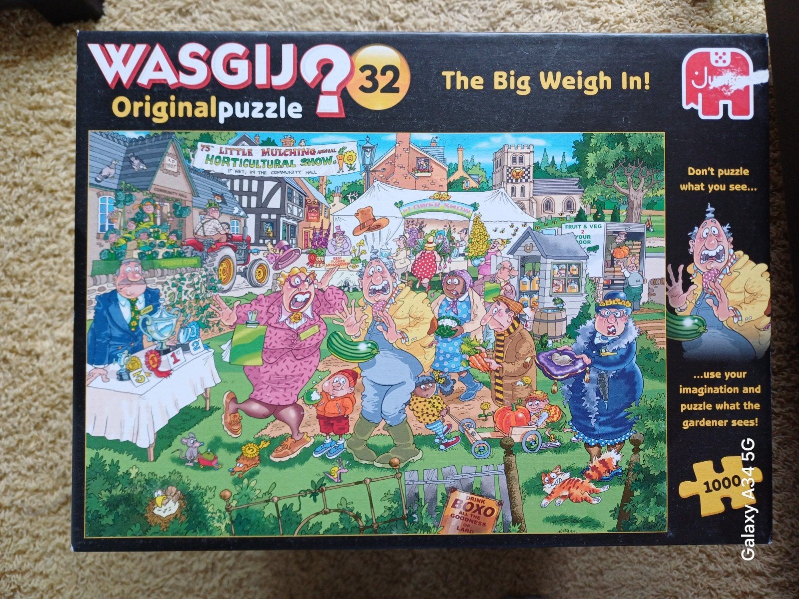 wasgij puzzel  - 1000 stukjes, Ophalen of Verzenden, 500 t/m 1500 stukjes, Zo goed als nieuw, Legpuzzel
