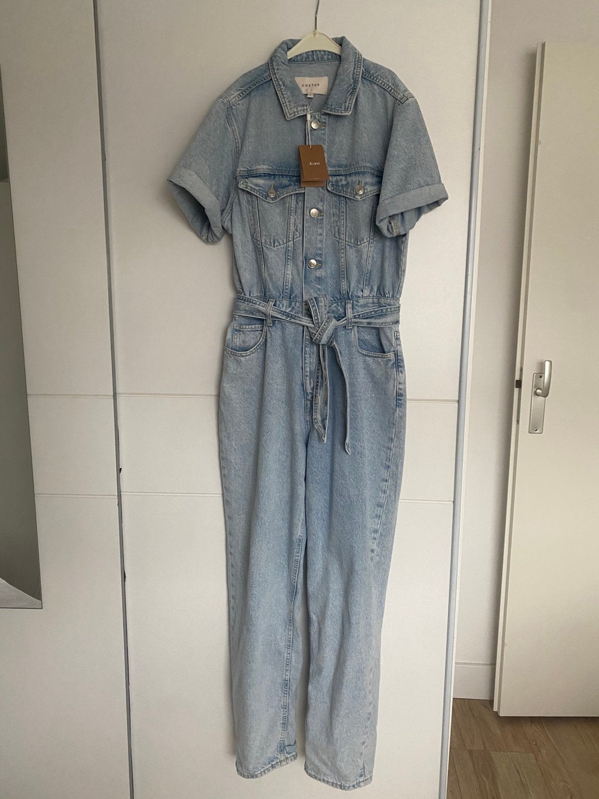 Denim jumpsuit van Costes, Kleding | Dames, Jumpsuits, Ophalen of Verzenden, Nieuw, Maat 42/44 (L), Blauw