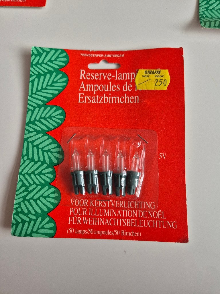 Nieuw: 8 pakjes a 5 mini reserve lampjes., Ophalen of Verzenden, Nieuw