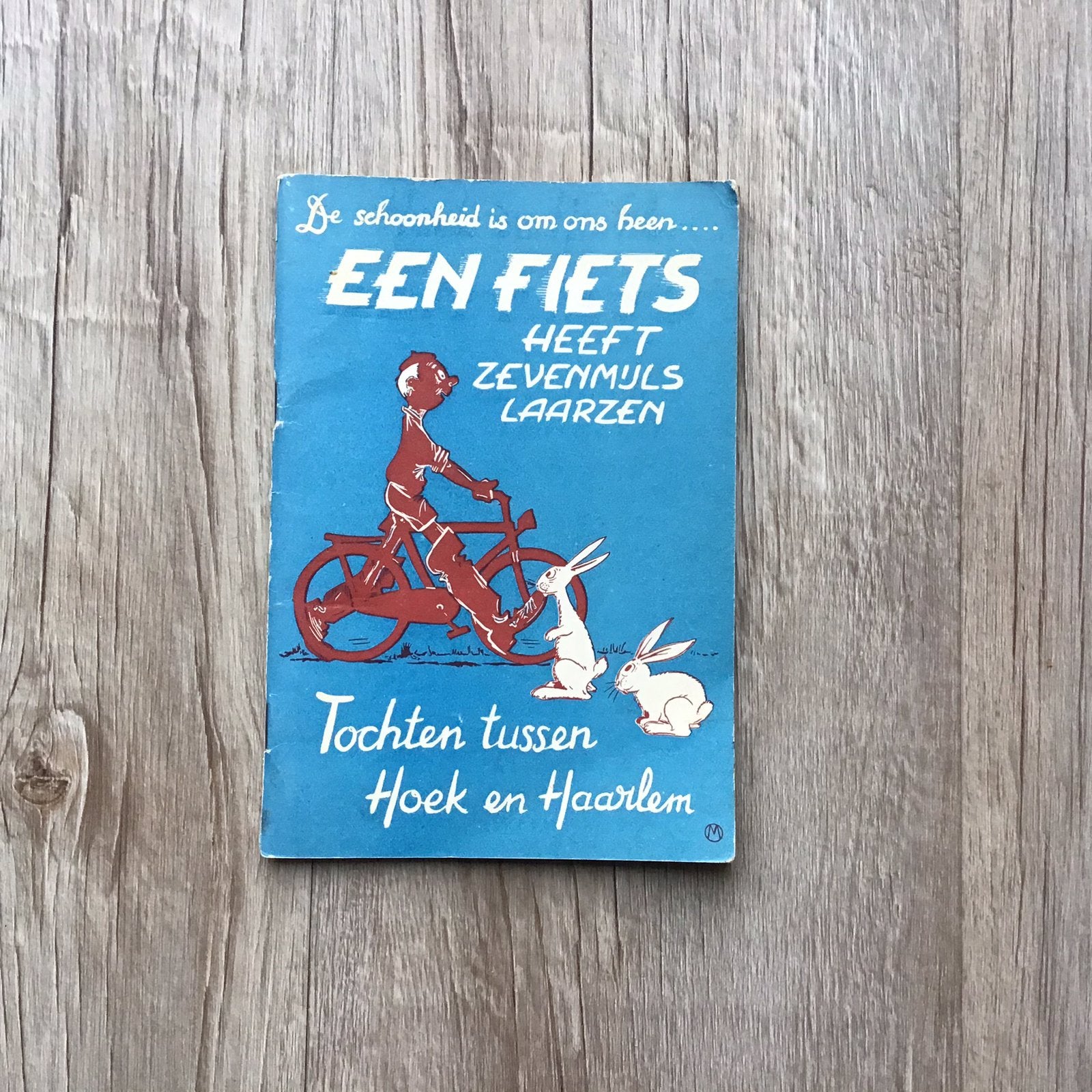 Fietsroute 1953. tussen Hoek van Holland en Haarlem., Ophalen of Verzenden, Zo goed als nieuw