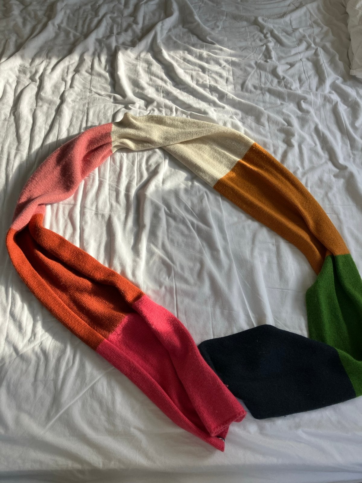 Wollen Danefae Sjaal - Kleurrijk en Warm, Kleding | Dames, Ophalen of Verzenden, Zo goed als nieuw, Sjaal