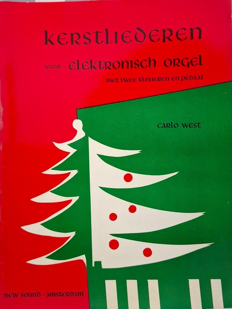 Bladmuziek Kerstliederen voor elektronisch orgel, Ophalen of Verzenden, Artiest