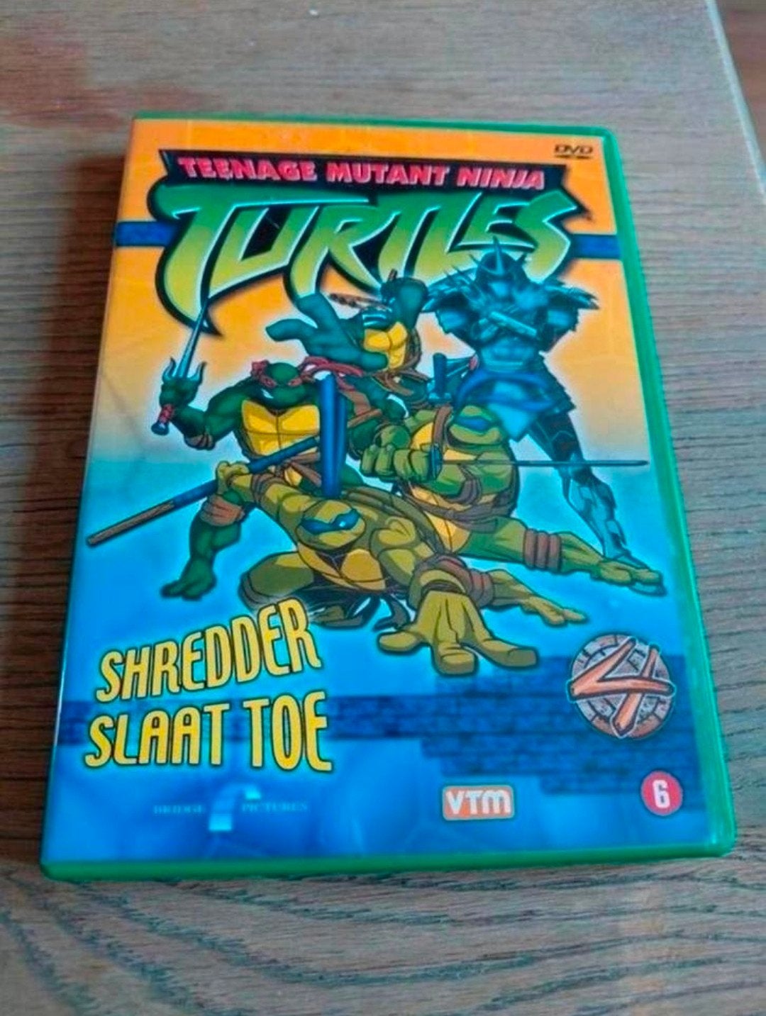 Teenage Mutant Hero Turtles 4 shredder slaat toe. Fox kids., Cd's en Dvd's, Dvd's | Tekenfilms en Animatie, Tekenfilm, Ophalen of Verzenden
