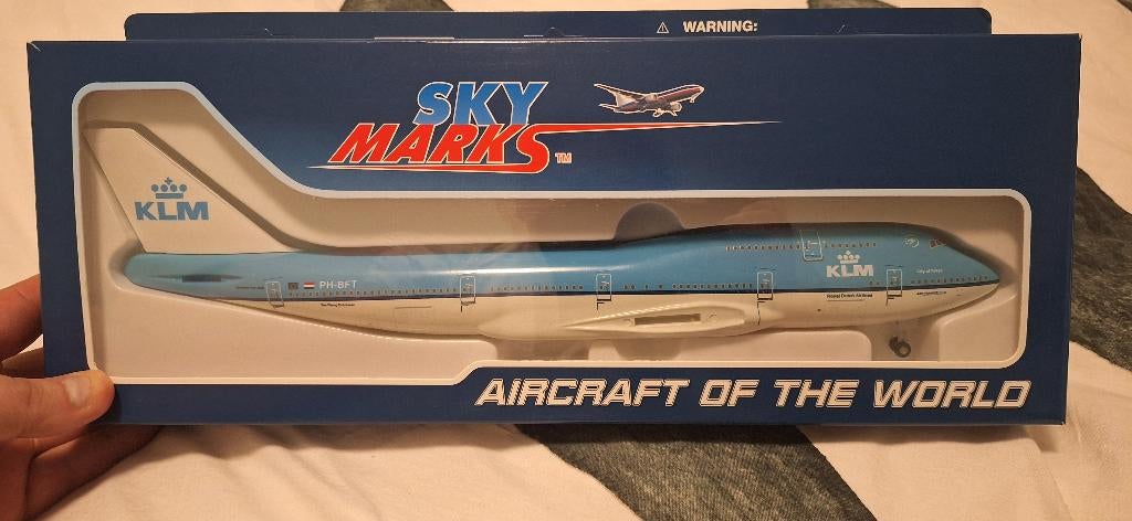 Skymarks 747-400 executive KLM, Overige merken, 1:144 tot 1:200, Gebruikt, Ophalen of Verzenden