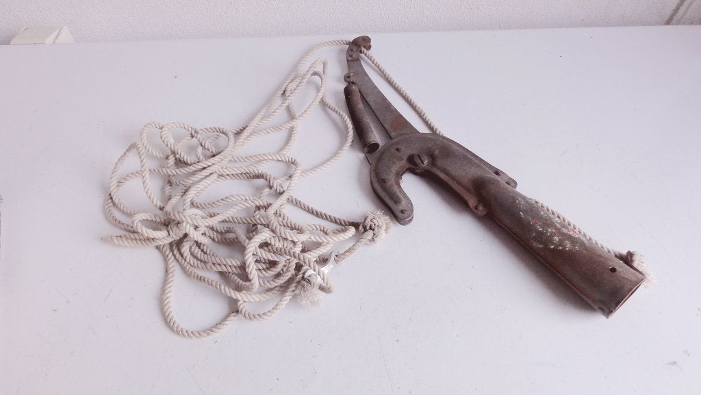 Takkenknipper op steel, antiek, zonder de steel, Ophalen of Verzenden