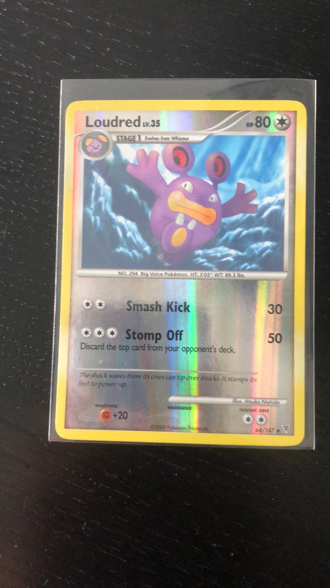 Pokémon Loudred LV.35 64/147 Reverse Holo - Supreme Victors, Ophalen of Verzenden, Zo goed als nieuw
